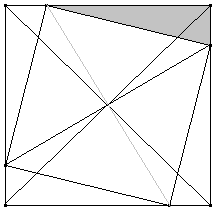 Abbildung: Lösung Teil A - Pythagoras-Parkett