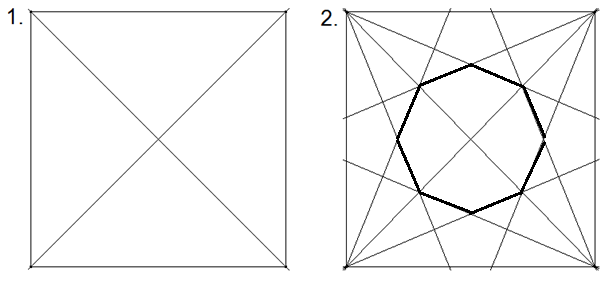 Abbildung: Lösung 2 – Papier falten