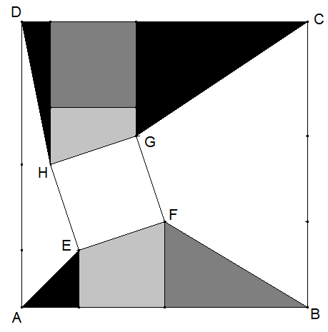Abbildung: Quadrat im Quadrat