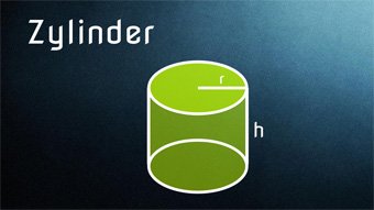 Einführung Zylinder - Gerader Kreiszylinder