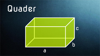 Volumen des Quaders berechnen