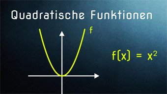 Quadratische Funktionen - Einführung Parabel