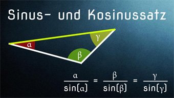 Sinus+Kosinus bei Dreiecken - Kosinussatz Winkel berechnen