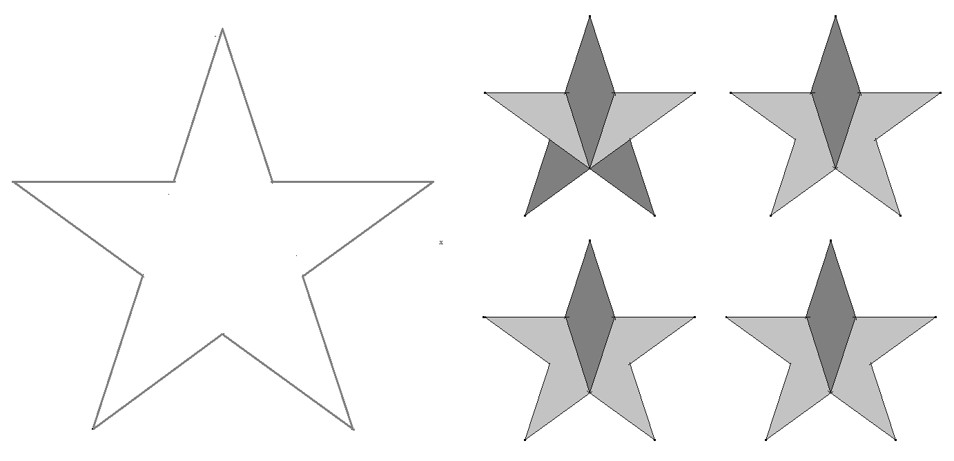 Abbildung: Pentagramme
