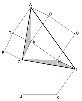 Abbildung: Lösung Kongruente Dreiecke
