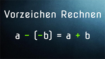 Lektion G06: Rechnen mit Vorzeichen