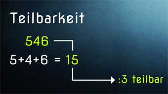 Lektion G23: Teilbarkeit und Teilbarkeitsregeln