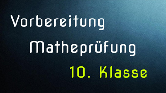 PR01: Vorbereitung Matheprüfung