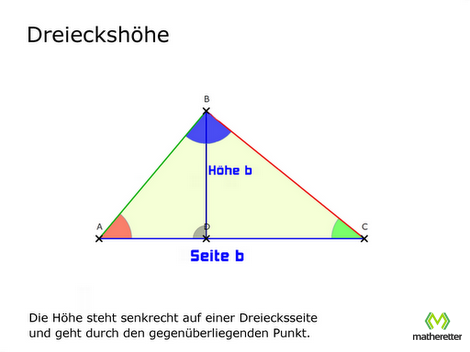 Dreieckshöhe