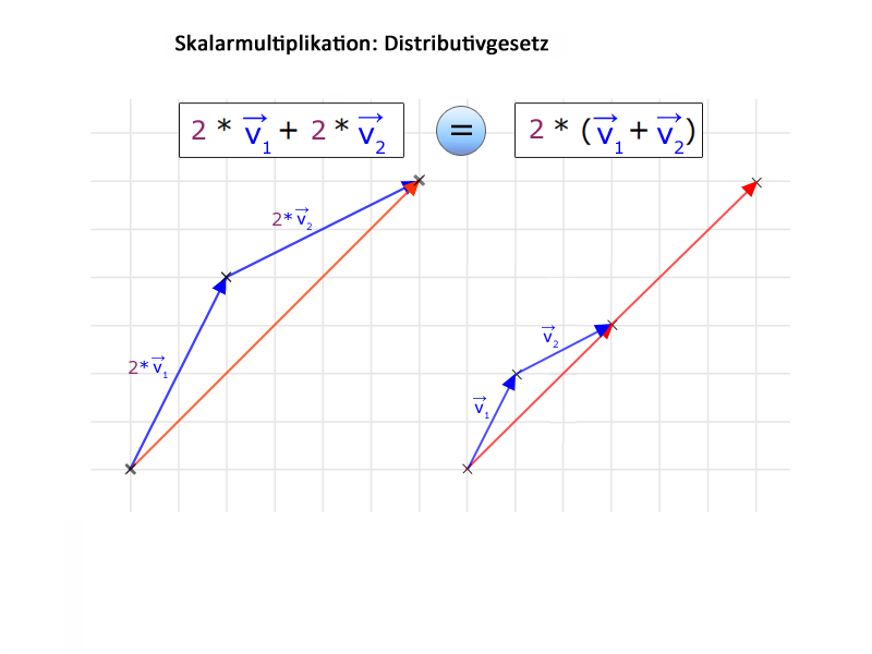 Skalarmultiplikation Distributivgesetz