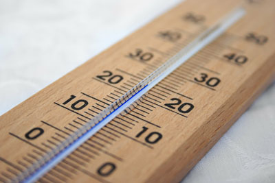 thermometer mit skala
