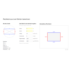 Rechteck berechnen