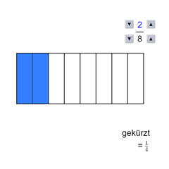 Brüche am Rechteck