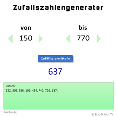 Zufallszahlengenerator 