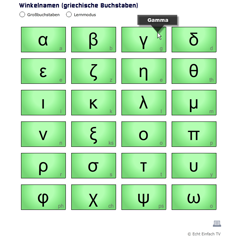 Winkelnamen (Griechische Buchstaben)