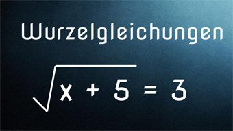 Wurzelgleichungen - Lösen mit p-q-Formel, Wurzel-Ambiguität