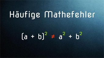 Die 10 häufigsten Mathefehler - und wie ihr sie vermeidet!