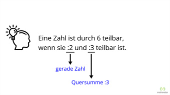 Teilbarkeit durch 6